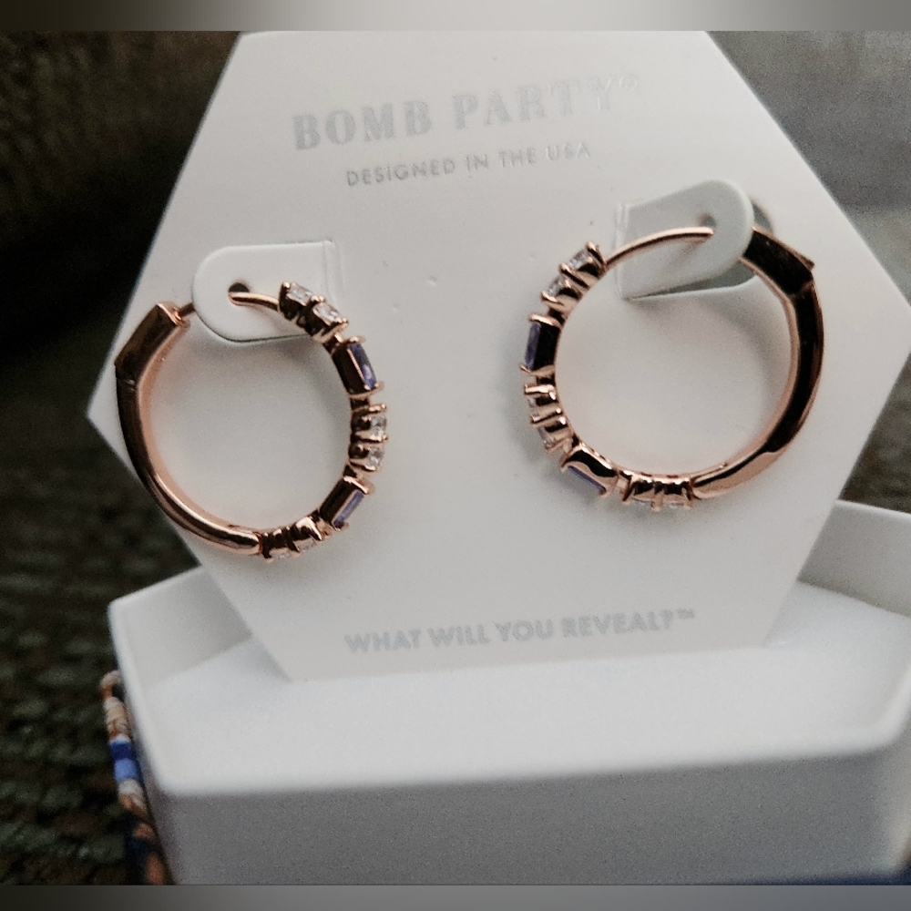 Rose Gold Hoop Earrings